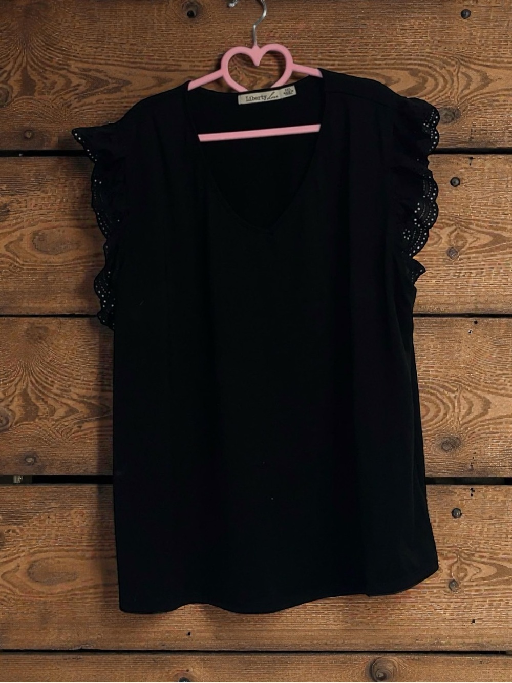 Liberty Love Elegant Black Tank Top